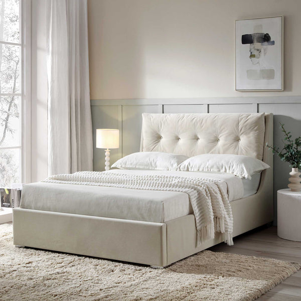 Fabric Ottoman Storage Bed